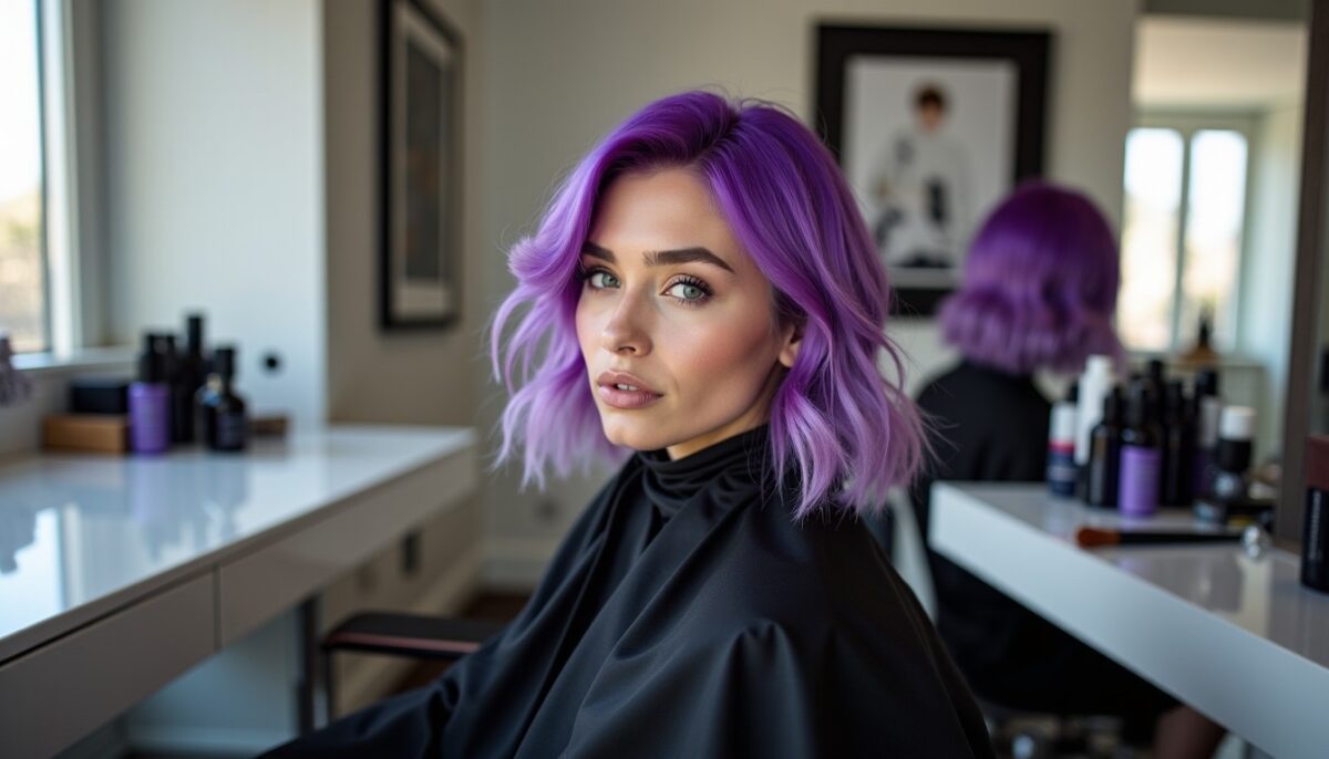 Guide pratique pour décolorer ou neutraliser des cheveux violets